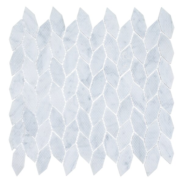 Andova Tiles Channing Elongated Hex 1" x 2.5" Marble Honeycomb Mosaic Wall & Floor Tile ANDCHA135 - main
